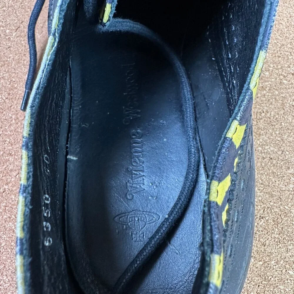 Vivienne Westwood Men’s Shoes Rubber Oxford Brogue Size US 7.5 EU 40 UK 6.5